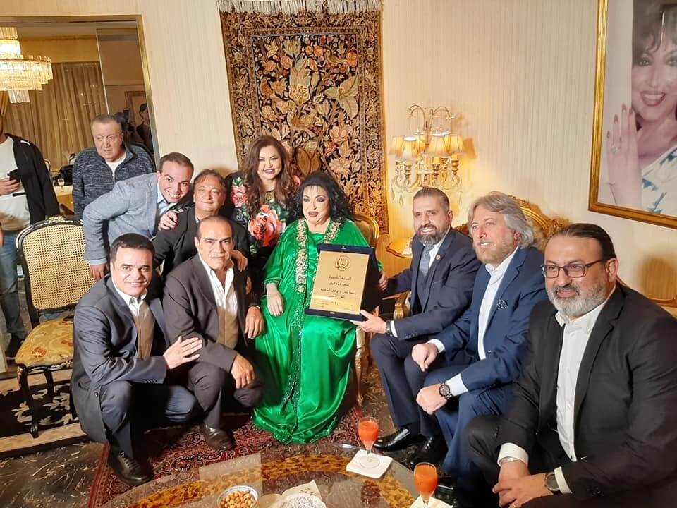 منح سميرة توفيق لقب الرئيسة الفخرية لنقابة محترفي الموسيقى والغناء في لبنان