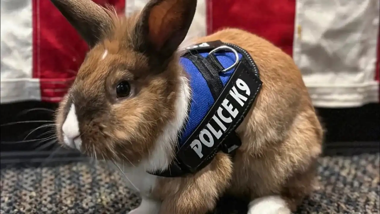 أرنب برتبة &quot;ضابط شرطة&quot;!